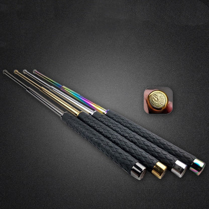 Portable small telescopic baton, retractable baton, self-defense baton for men and women, outdoor self-defense supplies