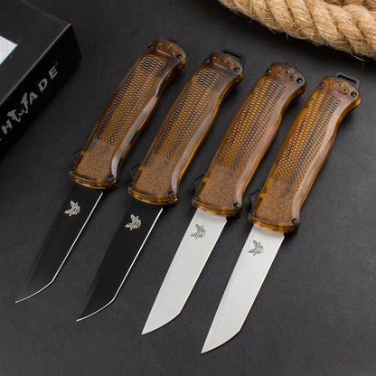 Benchmade 5370FE OTF Automatic Knife – Transparent PEI Version