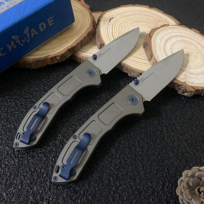 Benchmade 748 Aluminum Alloy Folding Knife – Portable EDC Knife for Wilderness Survival, Outdoor Camping, and Fishing