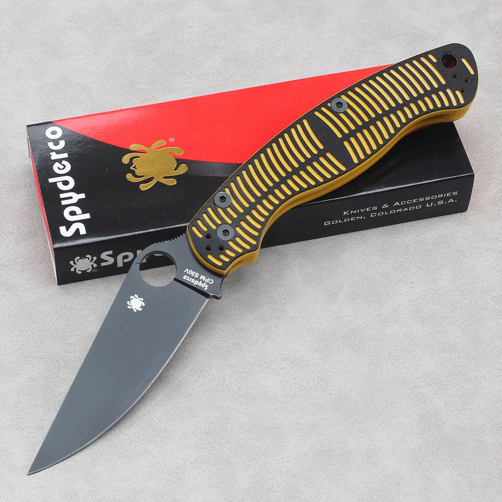 Spyderco C36 Folding Knife – New Model with Dual-Tone G10 Handle and High-Hardness Survival Blade