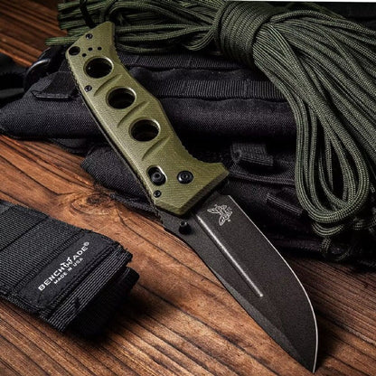 Benchmade Butterfly 275SFE-2 Adamus Heavy Duty Tactical Folding Knife Green